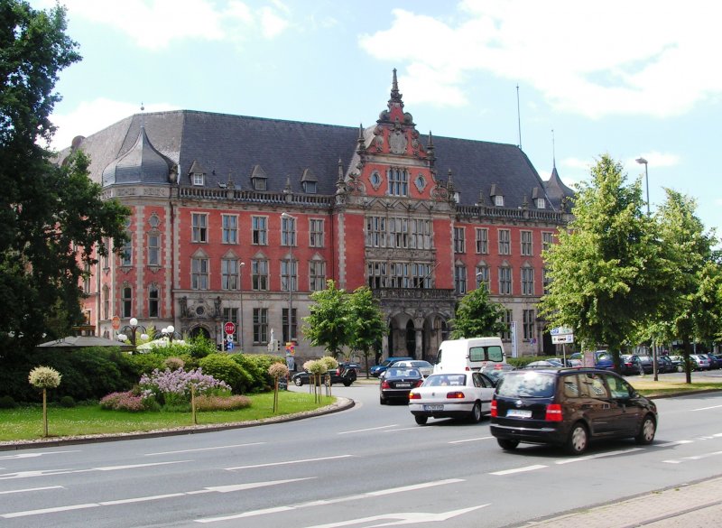 Oldenburg/Oldb., 28.06.2005, das Telekomgeb�ude an der Poststr. 