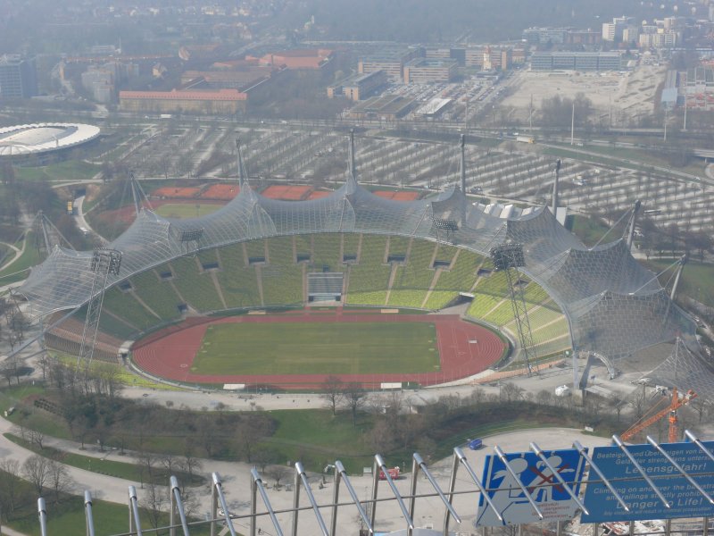 Olympiastadion in Mnchen, 6.5.2009