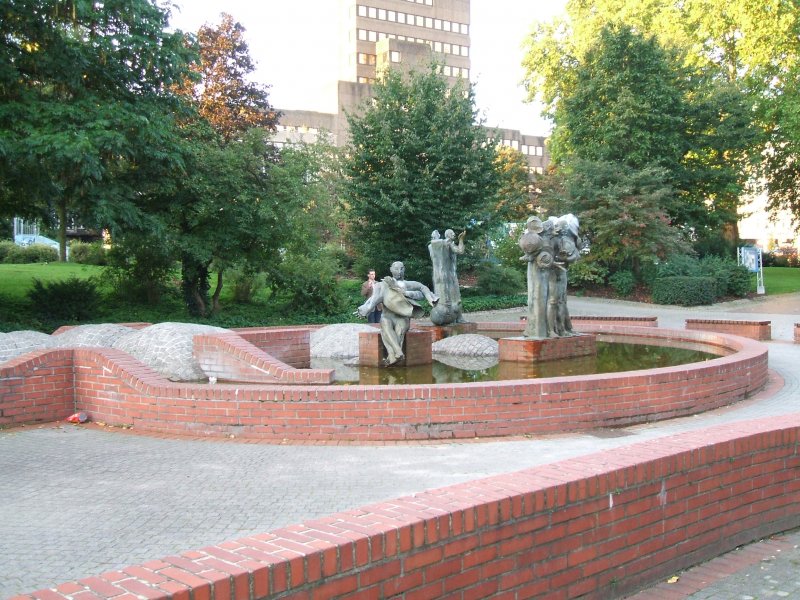 Springbrunnen im Stadtgarten Dortmund.(20.09.2007)