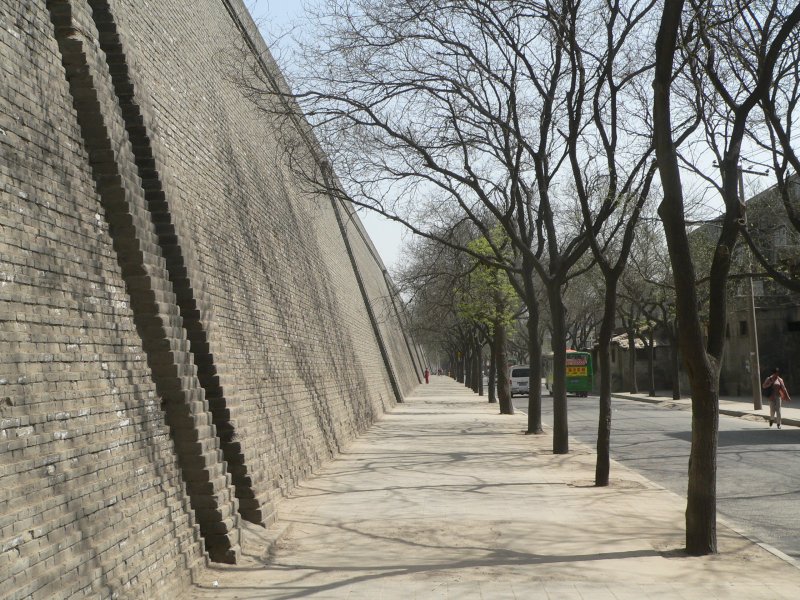 Stadtmauer von Xi'an. April 2006