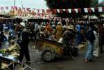 Auf dem Markt in Marrakesch im Mrz 1990