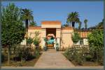 Zum Jardin el Harti in Marrakesch gehrt auch ein Rosengarten.