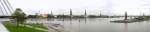 Riga 2005, auf Wunsch des Admin nun nhere Angaben: Panoramafoto von Riga ber den Fluss Dna.