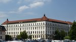 Ljubljana, zur Universitt gehrendes Lehrgebude im Stadtzentrum, Juni 2016