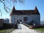 Burghausen/Bayern,  das Georgstor von 1494, Teil der lngsten Burganlage der Welt,  April 2005