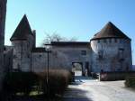 Burghausen, ein Teil der weltweit lngsten Burganlage, mit sechs Burghfen und ber einem Kilometer Lnge, April 2005