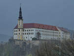 Das Schloss im Stadtkern von Děčn.
