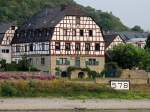 Fachwerkhaus bei Rheinkilometer 578; 120822