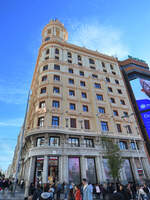 Das Adria-Gebude (Edificio La Adritica) an der Gran Va in Madrid wurde von 1926 bis 1928 gebaut.
