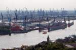 Hamburg - Werften, Docks und jede Menge Ladekrne - 13.07.2013