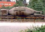 ausgediente Torpedopfanne fr Roheisen im Landschaftspark Duisburg Nord