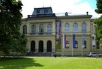 Ljubljana, dieser Palastbau im Stadtzentrum beherbergt das Nationalmuseum Sloweniens und das Naturkundemuseum, wurde 1883-85 im Neorenaissancestil erbaut, Juni 2016