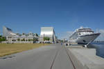 Das Utzon Center ander Hafenpromenade in Aalborg.