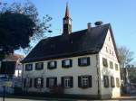 Nimburg, ein Ortsteil von Teningen,  das Rathaus von 1736, der Ort wurde bereits 977 urkundlich erwhnt,  Okt.2010
