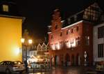 Bad Mnstereifel - Rathaus in Nachtbeleuchtung - 06.12.2014 