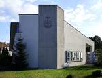 Mllheim in Baden, die Neuapostolische Kirche im Ostteil der Stadt, Sept.2021