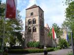 Bad Hersfeld/Hessen,  die Stiftsruine ist die grte romanische Kirchenruine Europas,  seit 1951 finden dort Festspiele,Opern und Konzerte statt,  Mai 2005