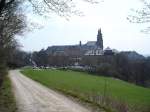Kloster Banz,hoch ber dem Obermain,  ehemal.Benediktinerabtei mit sehenswerter Klosterkirche  von Dietzenhofer 1719,  April 2006