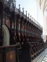 Memmingen in Oberschwaben, das 1507 fertiggestellte Chorgesthl in der St.Martin Kirche zhlt zu den besten sptgotischen Schnitzwerken in Sddeutschland und ist der grte Kunstschatz der Stadt,