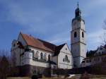 Kirche in Bayerisch Eisenstein ist dem heiligen Johannes Nepomuk geweiht; 120328