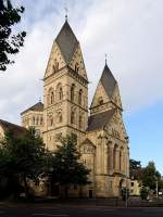 Herz Jesu Kirche, wurde im Rahmen der sdlichen Stadterweiterung in KOBLENZ von 1900 bis 1903 errichtet; 120822