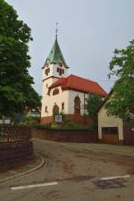 Kirche in Reichenbuch bei Mosbach Baden.