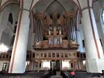 Hamburg am 23.6.2018: Arp-Schnitger-Orgel von 1693 auf der Westempore, die grte erhaltene Barockorgel im nordeuropischen Raum, 60 Register, ca.