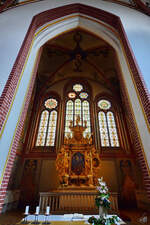 Der barocke Altar in der Klosterkirche St.