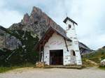 Bergkapelle auf dem Falzaregopass, 2105 m .