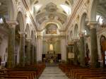 Lentini, Chiesa Madre San Alfio, dreischiffiger Innenraum (14.03.2009)