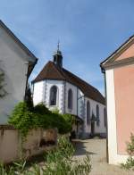 Bad Zurzach, Blick zur Oberen Kirche, direkt neben dem St.Verena Mnster, Juli 2013