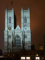 Die Westminster Abbey im historischen Zentrum von London.