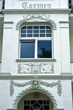 Ausschnitt von Villa Carmen in der Goethestrae, Ahlbeck.