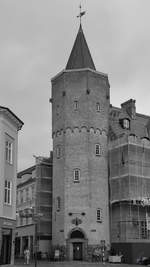 Turm des alten Gebudes der Danske Bank.