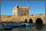 Die Scala du Port ist eine alte Festungsanlage aus der portugiesischen Besatzungszeit, welche den Hafen von Essaouira schtzte.