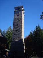 Brandenkopfturm, der 33m hohe 1929 errichtete Aussichtsturm steht auf der hchsten Erhebung des mittleren Schwarzwaldes, Okt.2010