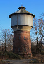 Wasserturm des ehemaligen RAW Grlitz im Ortsteil Rauschwalde, im Dezember 2016.