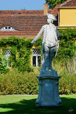 Friedrich der Groe im Park Sanssouci.