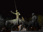 Don Quijote und Sancho Panza, die berhmten Figuren aus der Feder von Miguel de Cervantes Saavedra.