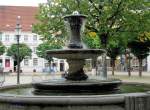 Peine, groer Brunnen auf dem historischen Marktplatz