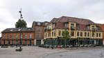Der  Toldbod Plads  in Aalborg ldt zum Verweilen ein.