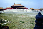 Der Groe Platz in der Verbotenen Stadt in Peking.Bild vom Dia.