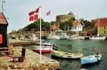 Bornholm nordstlich vorgelagert liegt eine Gruppe winziger Inseln, die Ertholmene ( Erbseninseln ), von denen zwei, Christians und Frederiks, bewohnt sind.