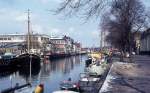 Kbenhavn / Kopenhagen: Frhe Frhlingsstimmung am Kanal im Stadtviertel Christianshavn in den 70er Jahren.