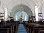 Kopenhagen, Innenraum und Altar in der St.