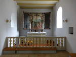 Skivum, Renaissance Altar von 1590 in der Ev.