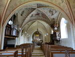 Hjby, gotische Gewlbe in der evangelischen Kirche, Fresken aus dem 15.