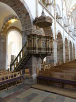 Ribe, historische Kanzel von 1579 in der Domkirche (09.06.2018)