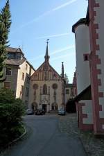 Lichtenthal, die Frstenkapelle von 1288 ist Teil des Cistercienserklosters, war bis 1372 Grablege der badischen Markgrafen, Sept.2011