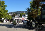 Baden-Baden, Blick vom Goetheplatz zur Altstadt, Sept.